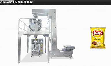 薯片包裝機視頻，佛山攬德包裝機廠家